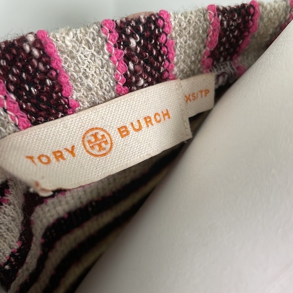Tory Burch Pink Striped Pullover Sweater - Picture 8 of 10
